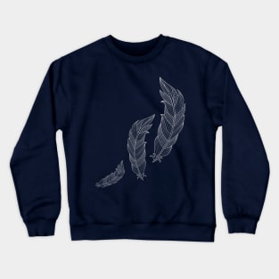 Feathers - Light Grey Crewneck Sweatshirt